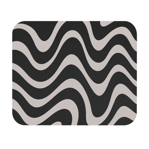 B&W Wave Mouse Pad
