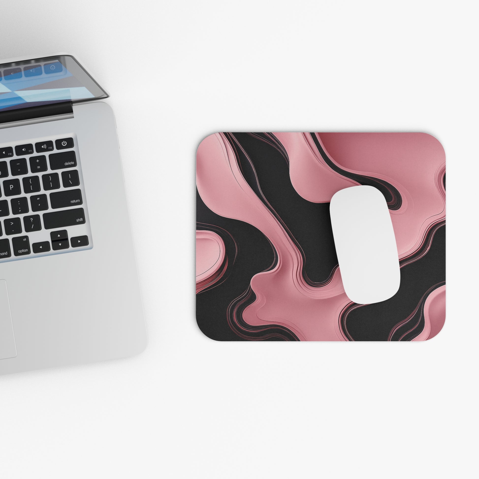 Blush & Noir Mouse Pad